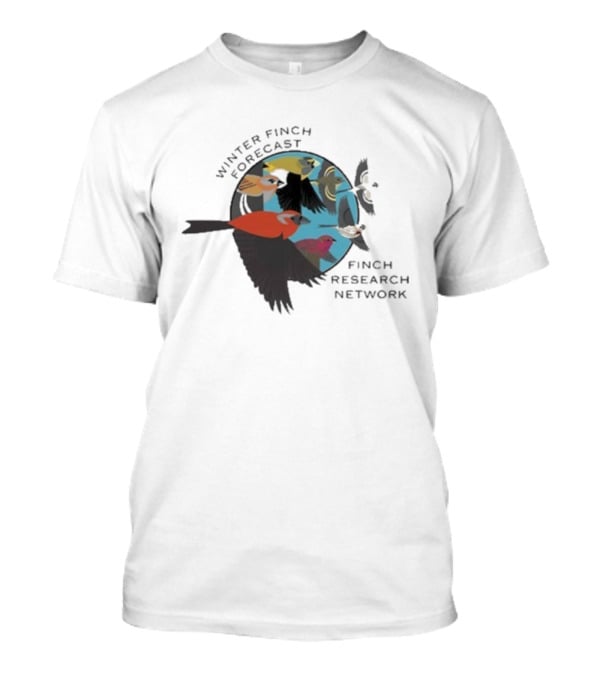 Winter Finch Forecast Finch Research Network Birds T-Shirt