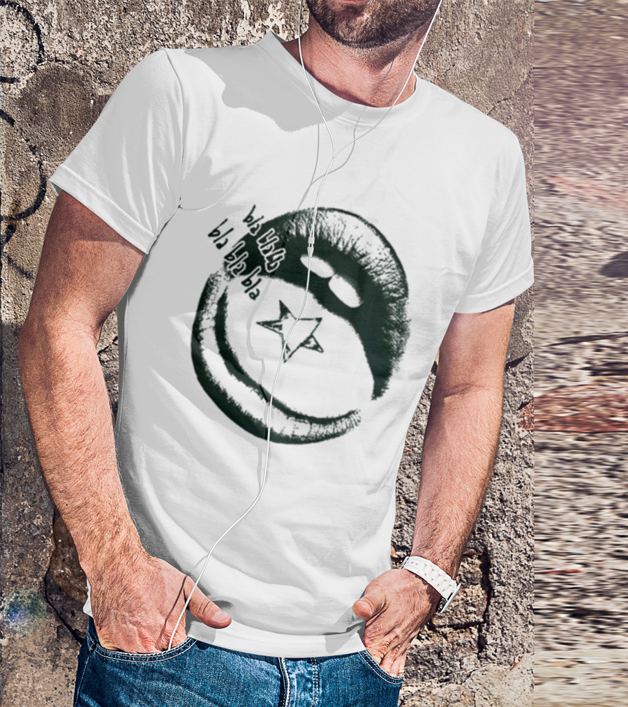 Maneskin Bla Bla Bla Rush Star And Smile T-Shirt