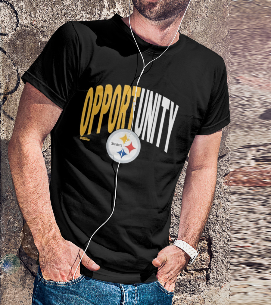 Pittsburgh Steelers Opportunity Inspire Change NFL Logo T-Shirt