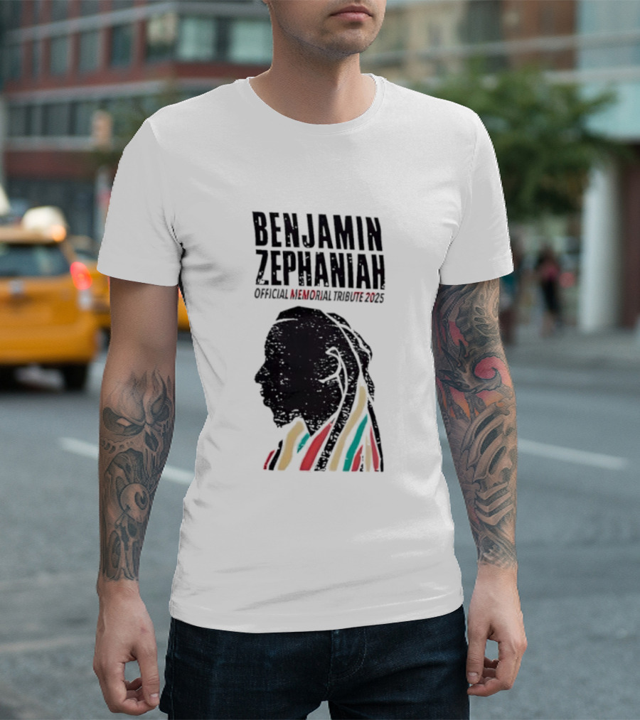 Benjamin Zephaniah 2025 Memorial Tribute T-Shirt