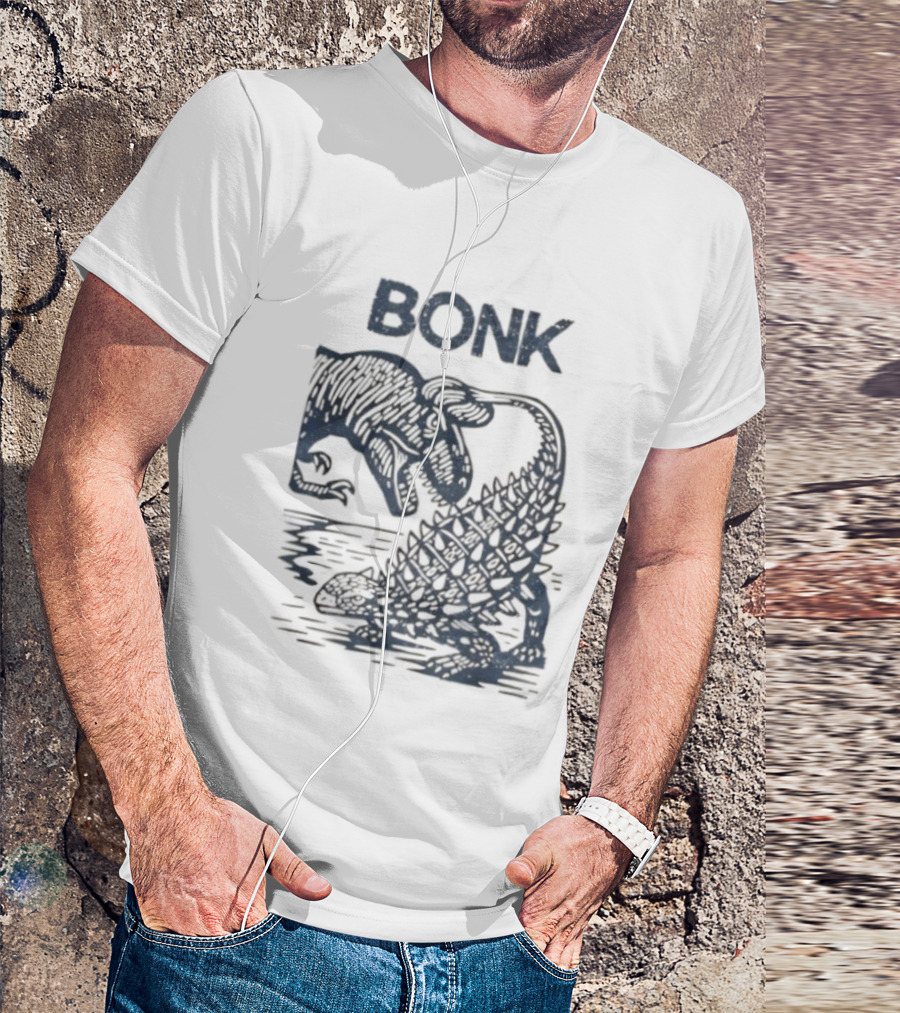 Bonk Dinosaur Comic Prehistoric Humor T-Shirt