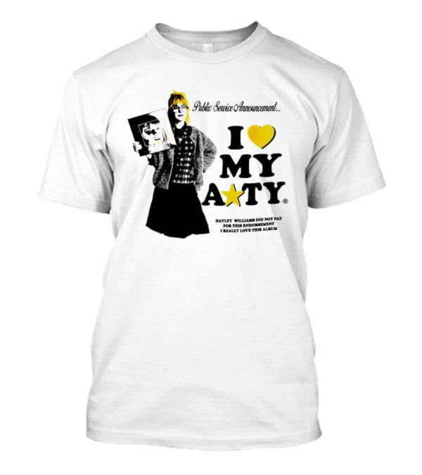 Public Service Announcement Hayley Williams Heart My A** T-Shirt
