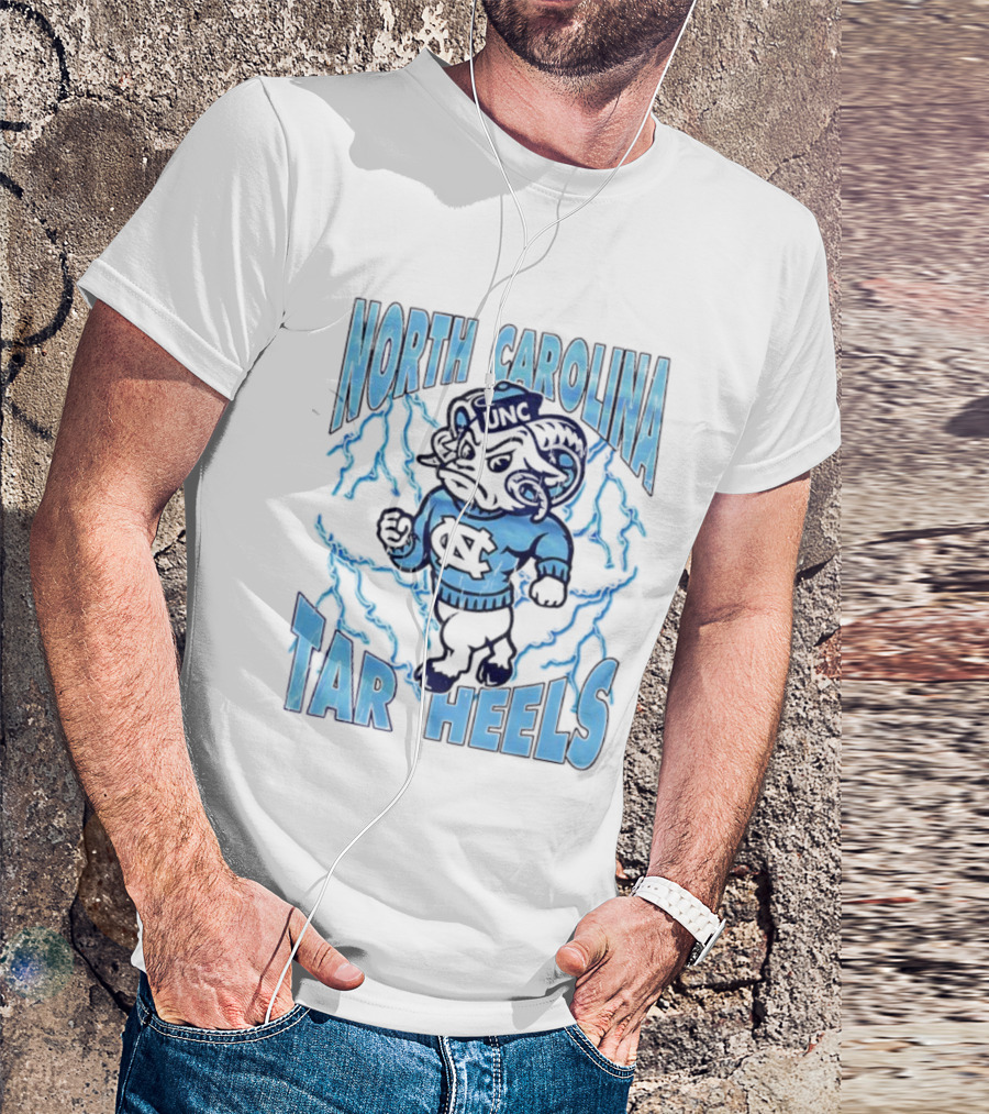 North Carolina Tar Heels Rameses Mascot UNC Logo T-Shirt