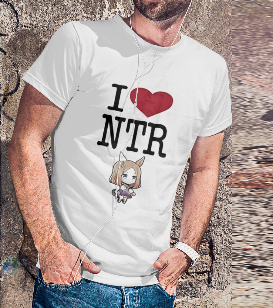 I Love NTR Narita Top Road Pretty Derby Anime Character T-Shirt