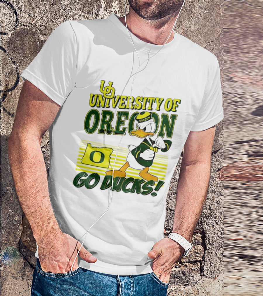 University Of Oregon Donald Duck Go Ducks Mascot T-Shirt