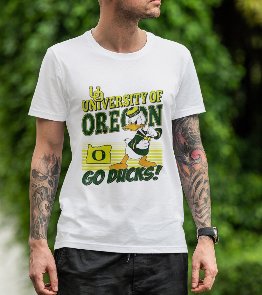 University Of Oregon Donald Duck Go Ducks Mascot T-Shirt