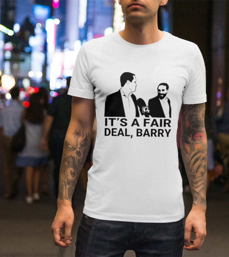 It's A Fair Deal Barry Meme Silhouette Conversation T-Shirt