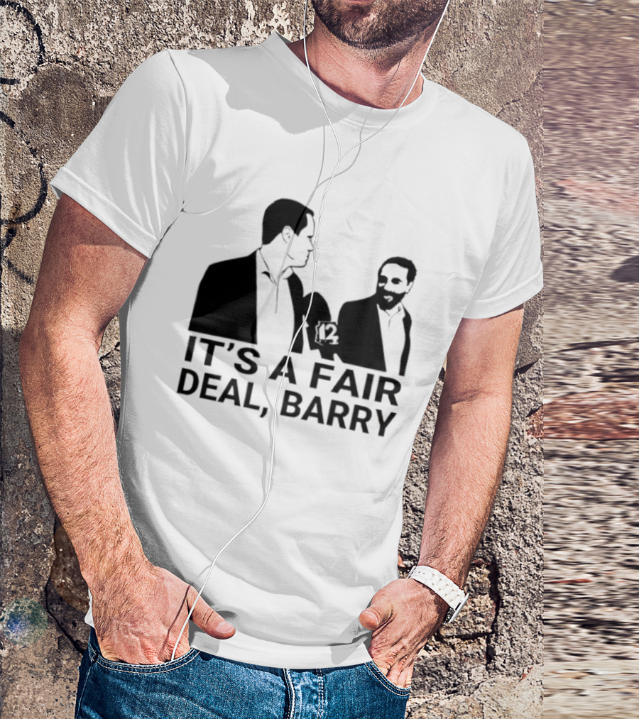 It's A Fair Deal Barry Meme Silhouette Conversation T-Shirt
