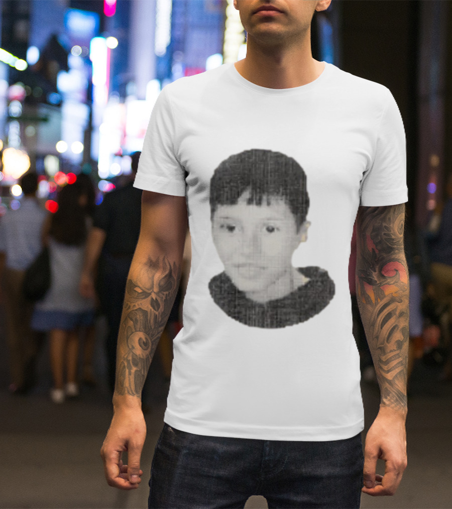 Mini Mamzah Retro Pixelated Portrait T-Shirt