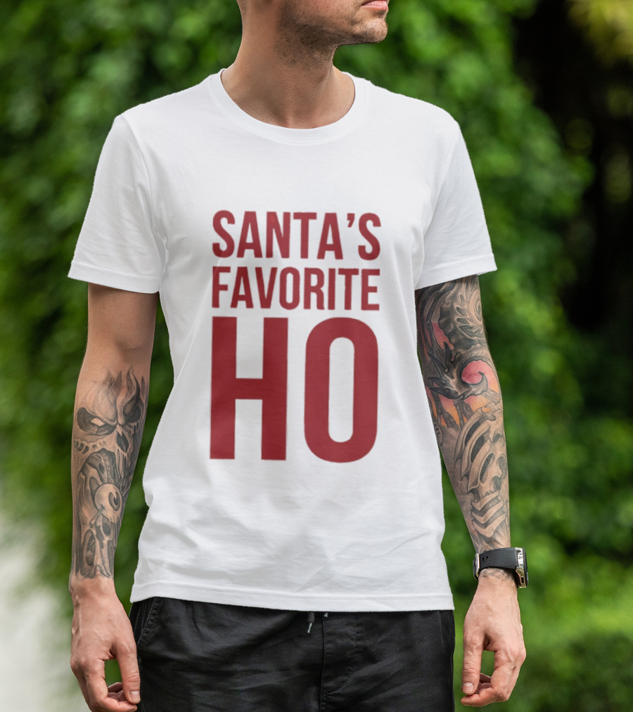 Santa’s Favorite Ho Christmas Humor T-Shirt