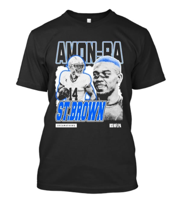 Amon-Ra St. Brown Dreamathon 14 Football Aesthetic T-Shirt