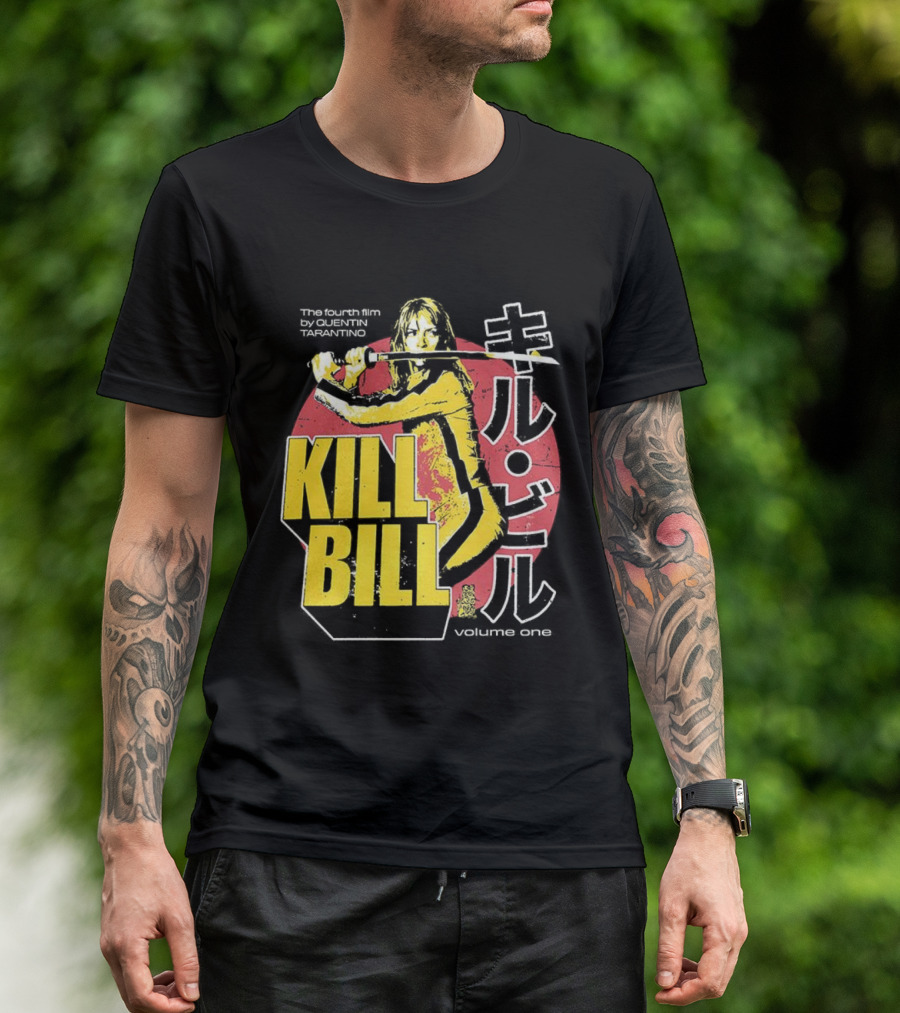 Kill Bill Volume One The Fourth Film By Quentin Tarantino Retro Japanese Style T-Shirt