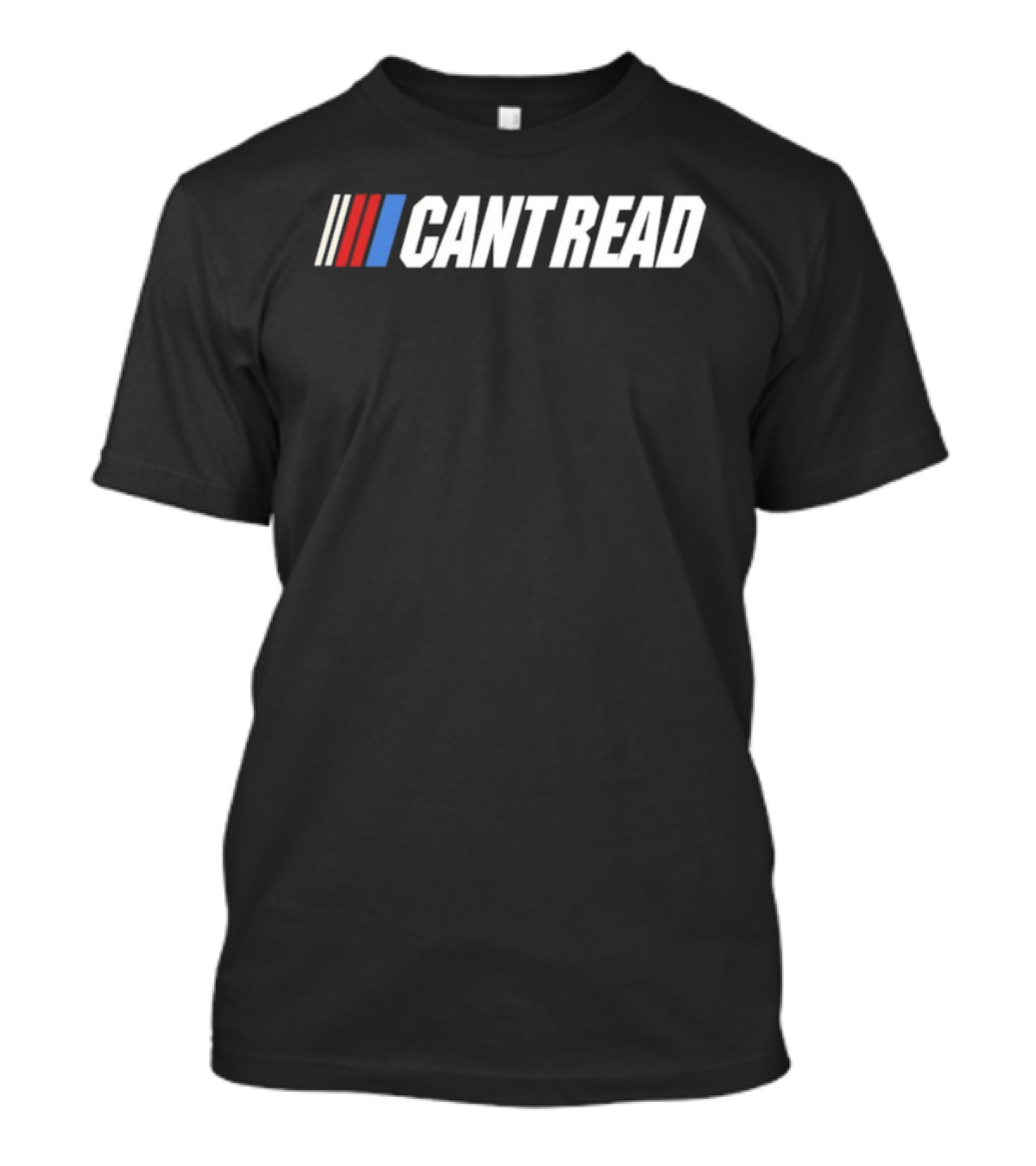 Mansfield Speedway NASCAR Can't Read 57 Club Racing Stripe T-Shirt