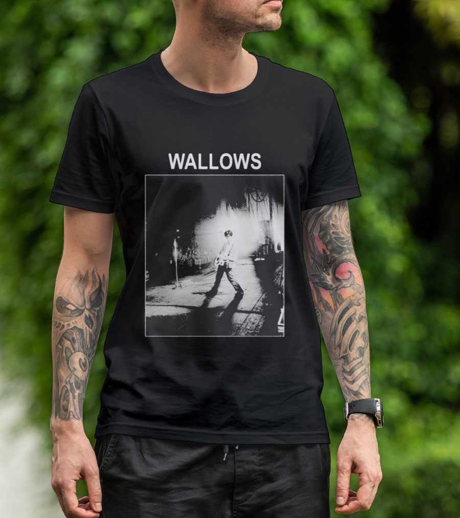Wallows Concert Black And White Stage Performance Photo T-Shirt