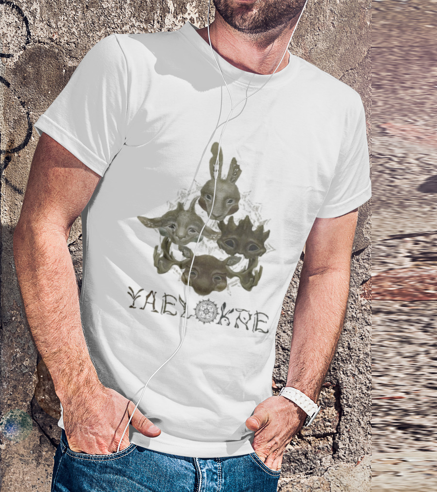 Yaelokre The Lark Rabbitology Fantasy Creature Circle T-Shirt