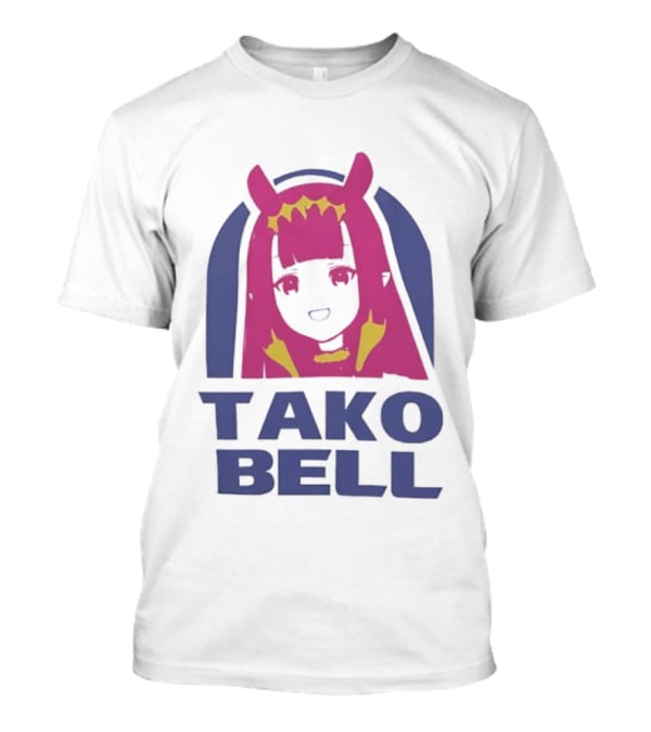 Hololive En Ina Tako Bell Logo Parody T-Shirt