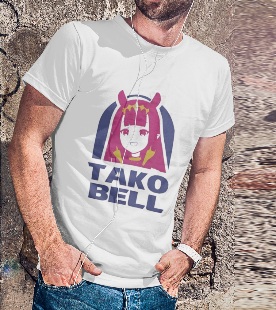 Hololive En Ina Tako Bell Logo Parody T-Shirt