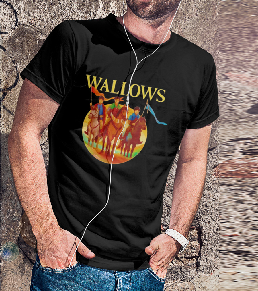 Wallows Band Medieval Horse Riding Scene T-Shirt
