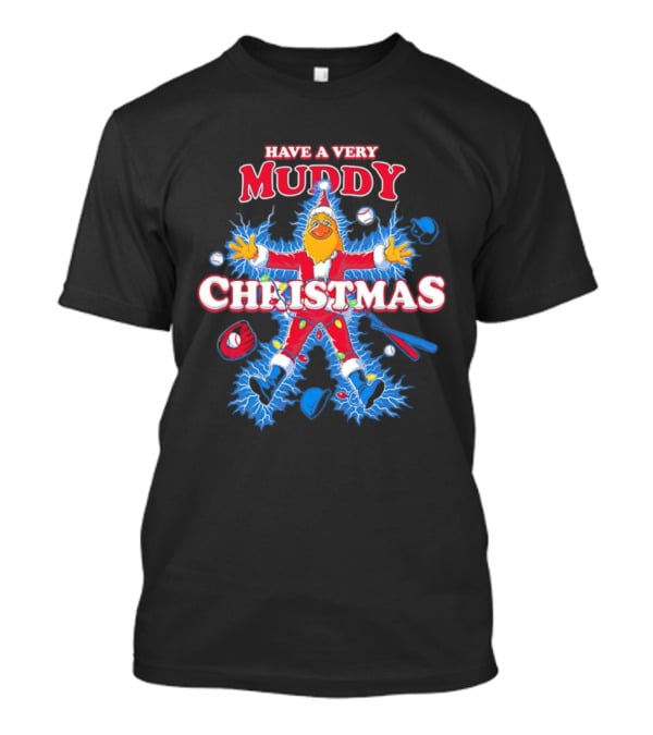 Have A Very Muddy Toledo Mud Hens Christmas T-Shirt