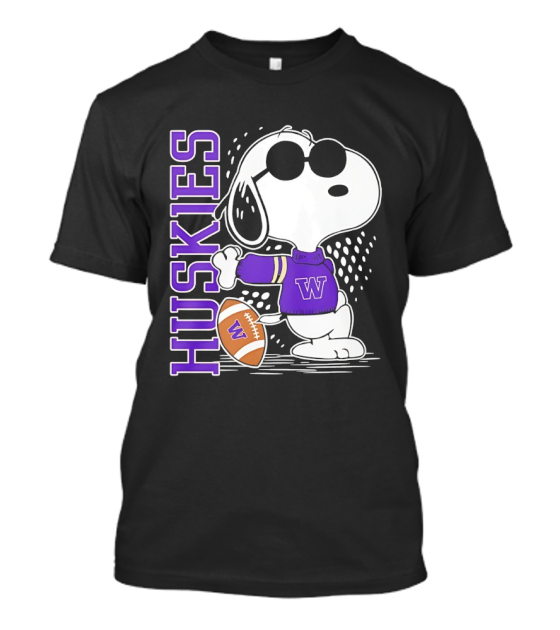 Snoopy Joe Cool Huskies Football Washington Merchandise T-Shirt