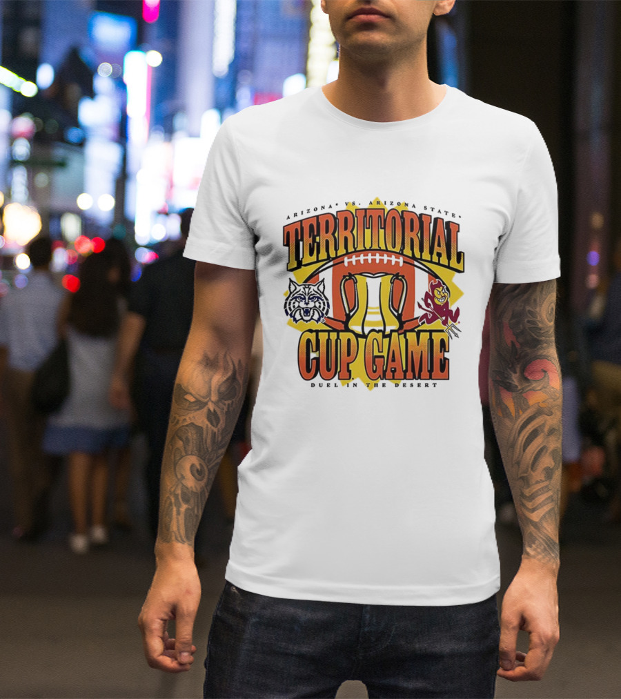Arizona State Sun Devils Arizona Wildcats Territorial Cup Game Football Showdown T-Shirt