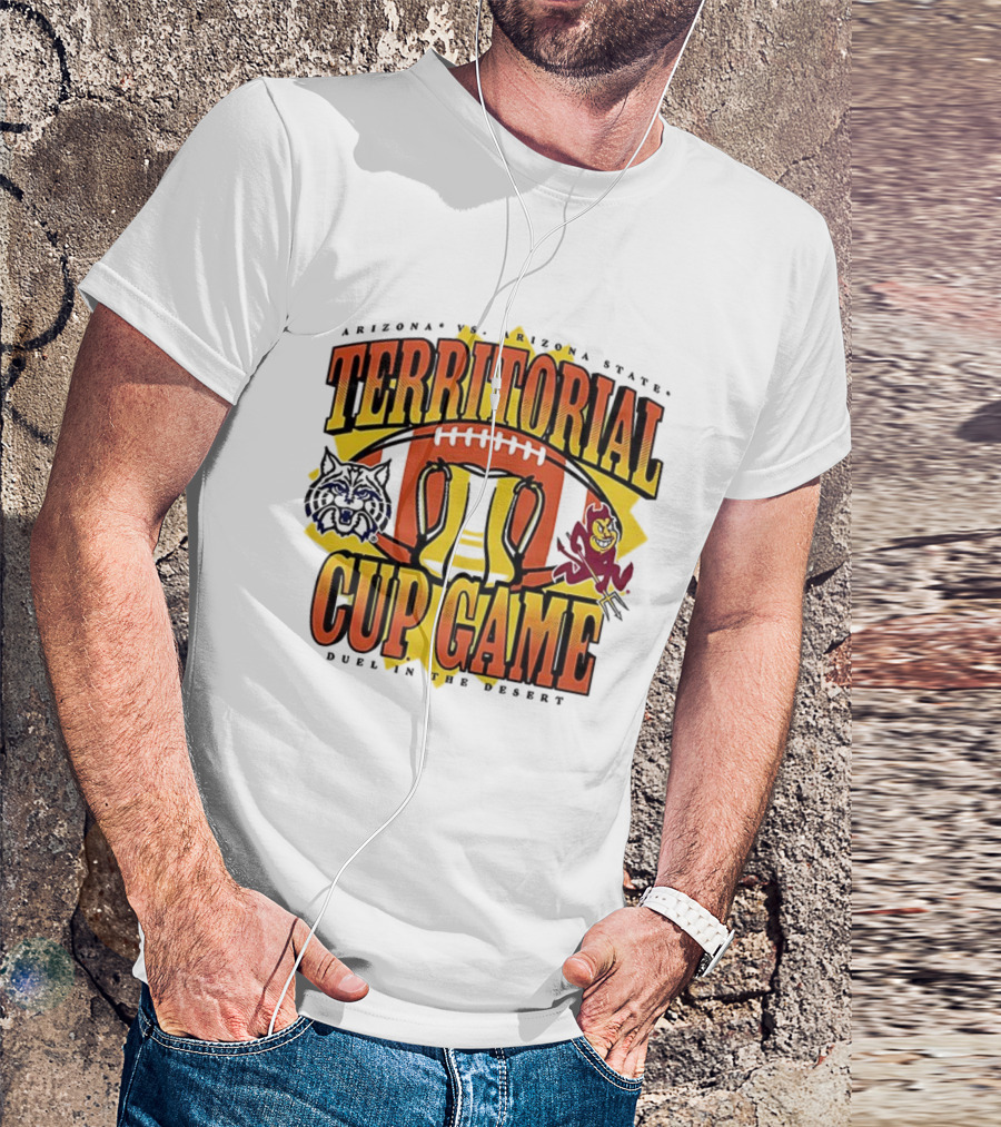 Arizona State Sun Devils Arizona Wildcats Territorial Cup Game Football Showdown T-Shirt