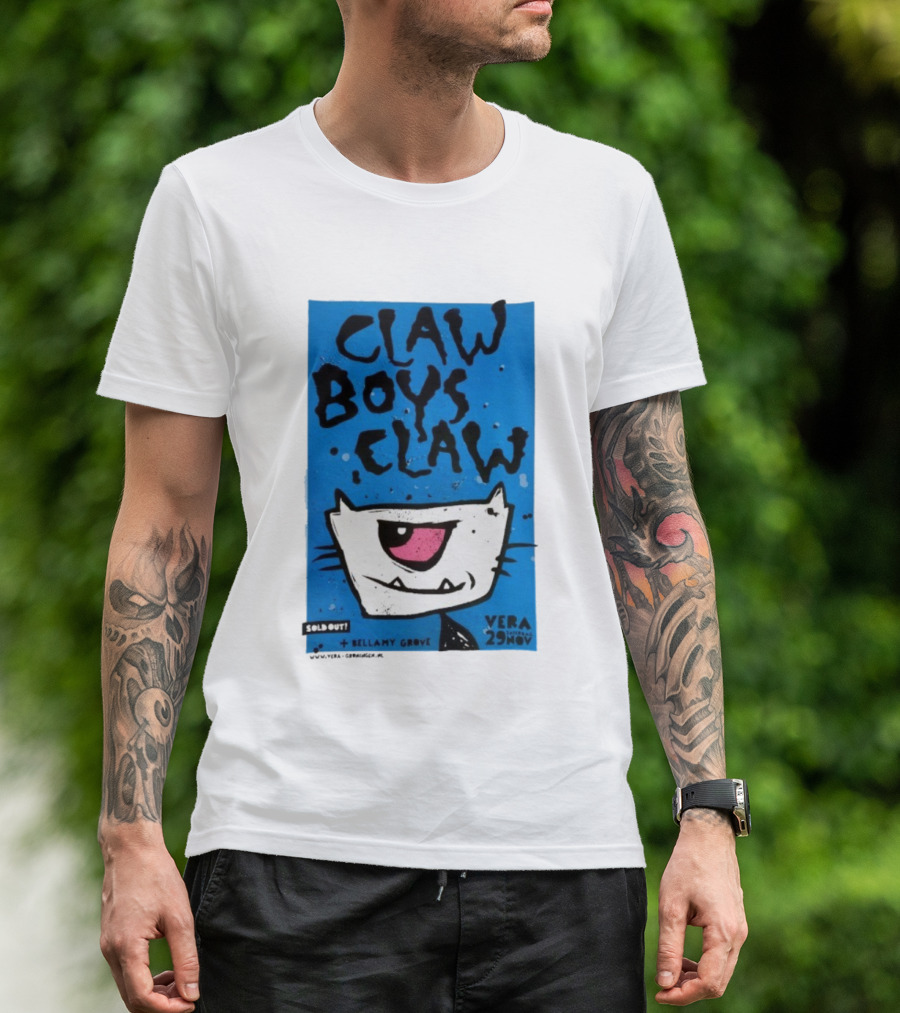 Claw Boys Claw Sold Out Bellamy Grove Vera Groningen 29 November 2025 T-Shirt