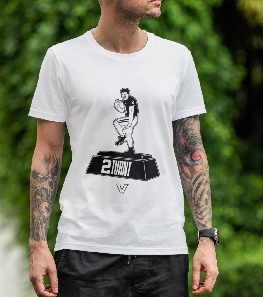 Diego Pavia 2 Turnt Football V T-Shirt