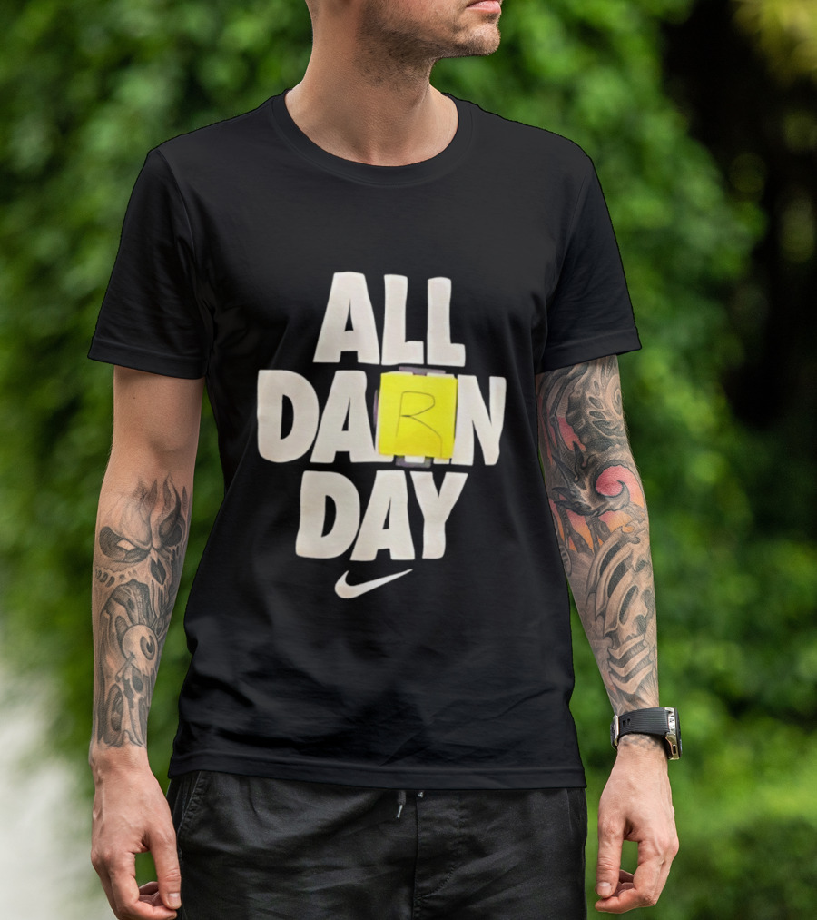 All Darn Day Nike Swoosh R Graphic T-Shirt
