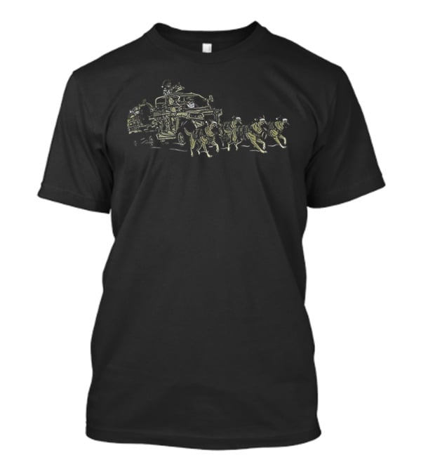 UTV Adventure With K9 Santa Christmas Riding Off-Road T-Shirt