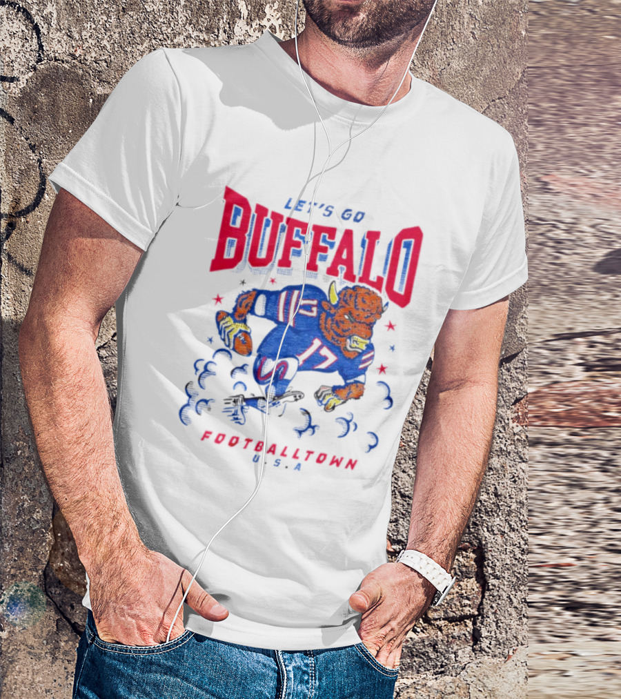 Let's Go Buffalo 17 Footballtown U.S.A. T-Shirt