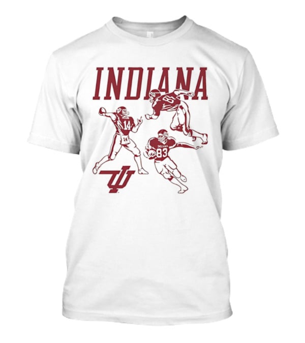 Indiana Football 1983 Players IU 14 85 83 T-Shirt