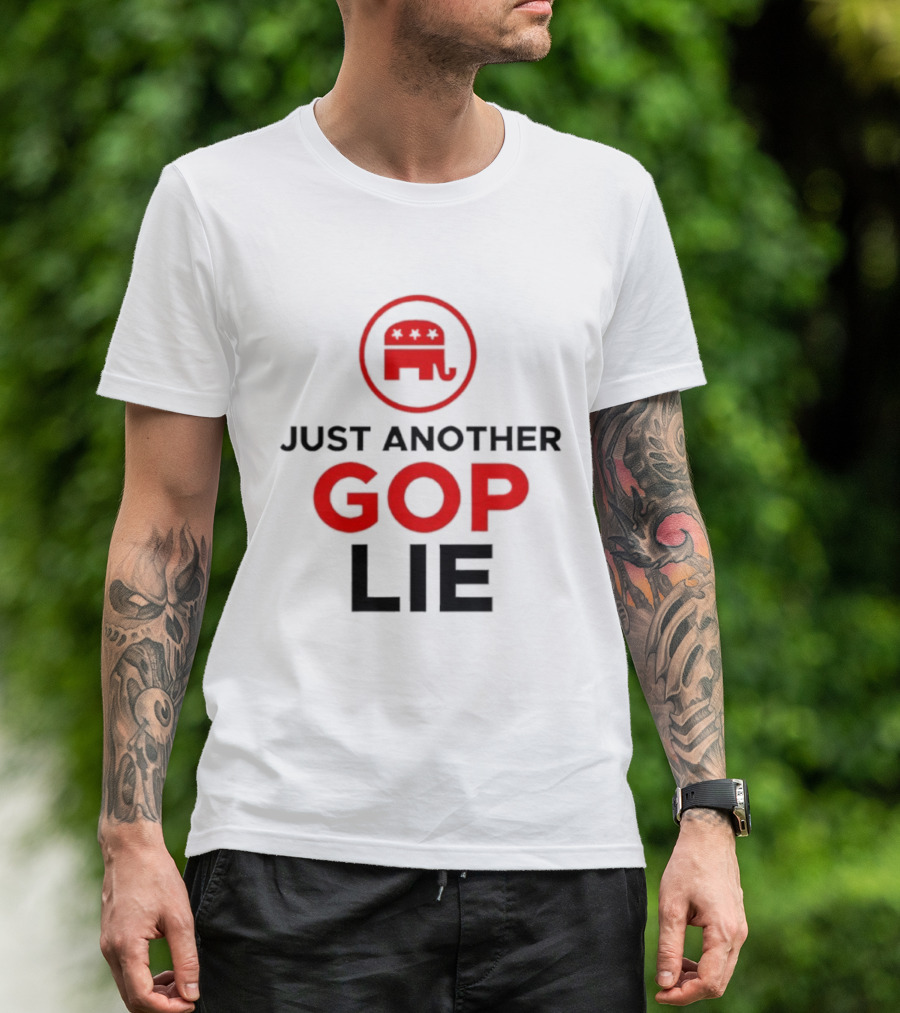 Just Another GOP Lie Republican Party Elephant Symbol T-Shirt