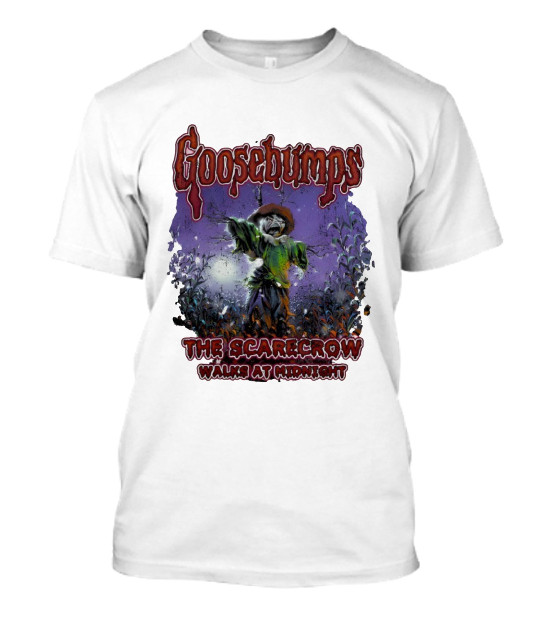 Goosebumps The Scarecrow Walks At Midnight Creepy Horror Collection T-Shirt