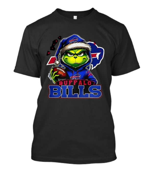 Grinch Buffalo Bills NFL Christmas Fan Favorite Holiday Edition T-Shirt