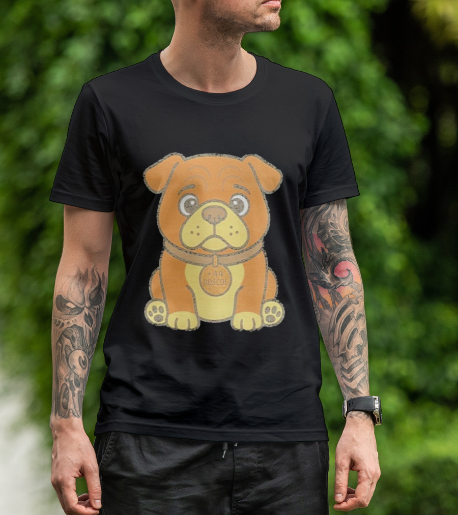 Lewis Hamilton Roscoe Dog +44 T-Shirt