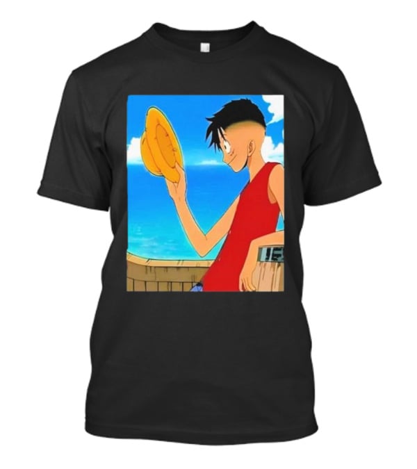 Monkey D Luffy Unique Haircut Straw Hat Pirate Style T-Shirt