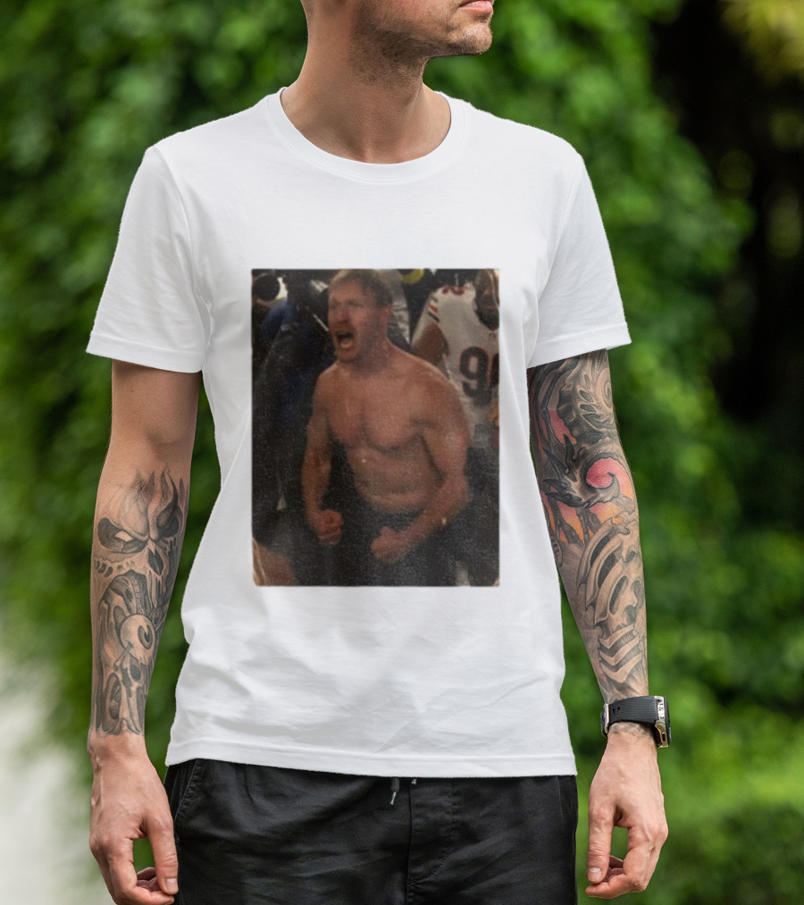 Ben Johnson Victory Vibes Bears Celebration Moment T-Shirt