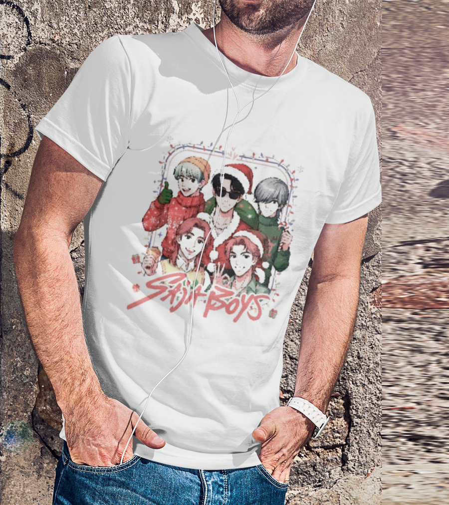 Saja Boys Christmas Lights Family Gathering T-Shirt