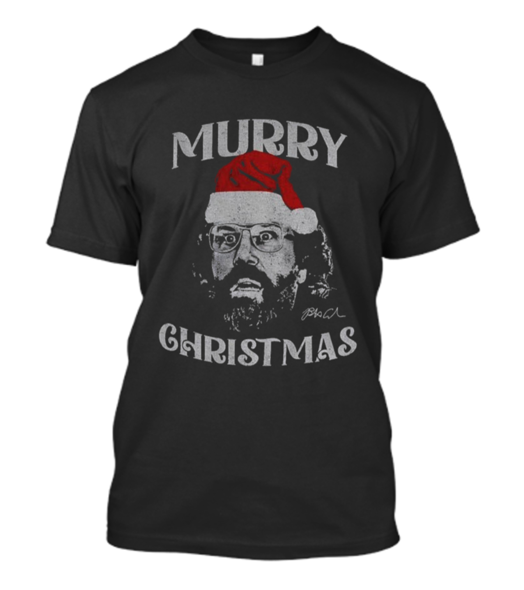 Murry Christmas Stranger Things Santa Hat T-Shirt