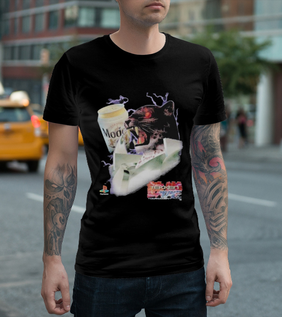 Tekken TAG Tournament Armor King X Modelo 2000 Mamono World PlayStation T-Shirt