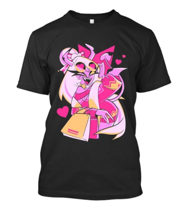 Verosika Hellaverse Cozy Winter Hazbin Hotel Character Art T-Shirt