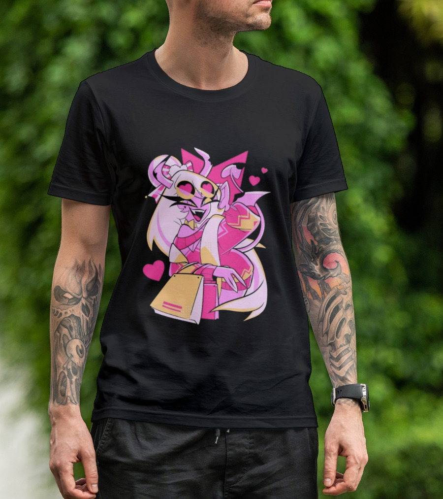 Verosika Hellaverse Cozy Winter Hazbin Hotel Character Art T-Shirt