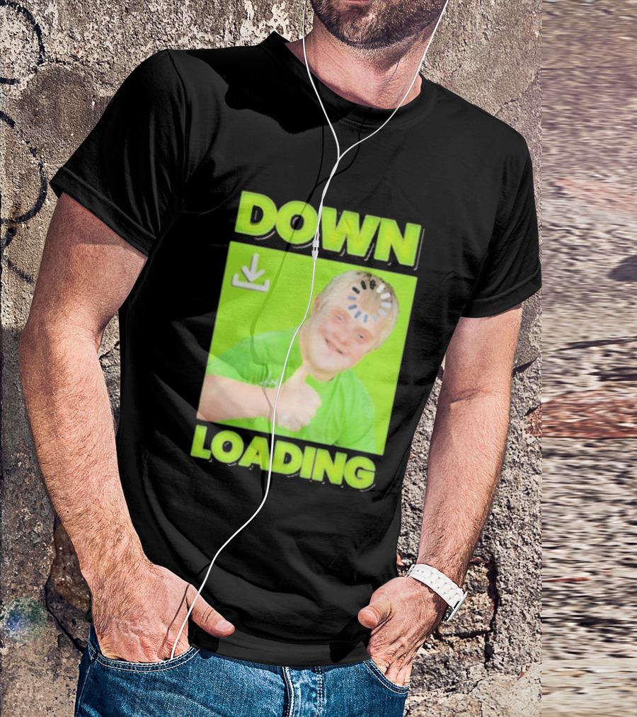 DOWN LOADING Thumb Up Icon Loading Symbol T-Shirt