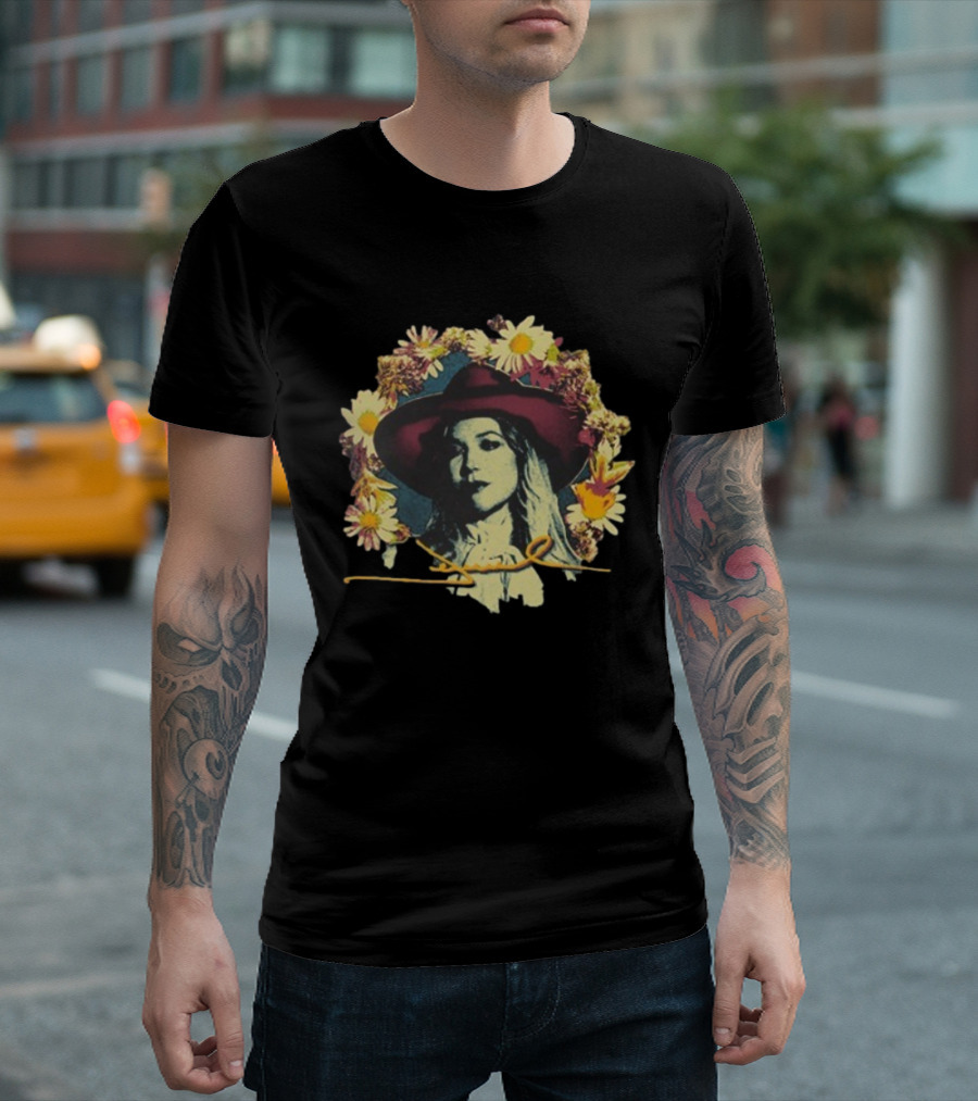 Jewel Life Tour 2024 Vintage Floral Portrait With Hat T-Shirt