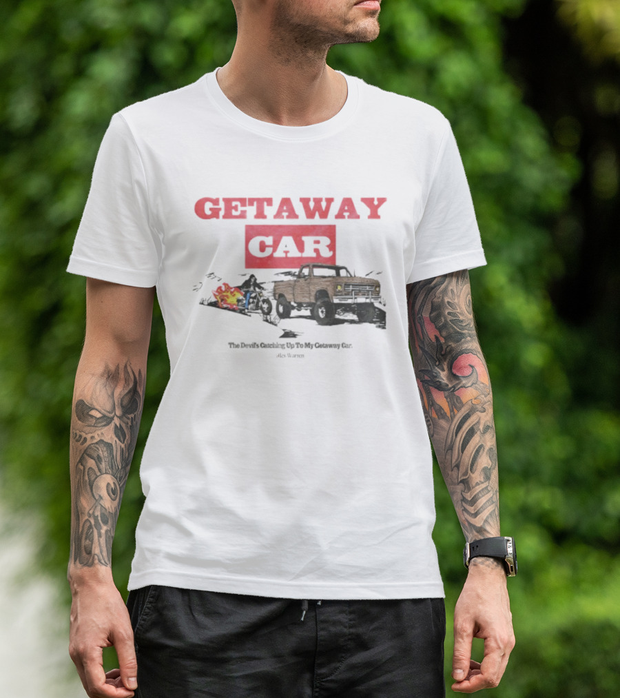 Getaway Car Alex Warren Store Merch Vintage Truck Fire Trail T-Shirt