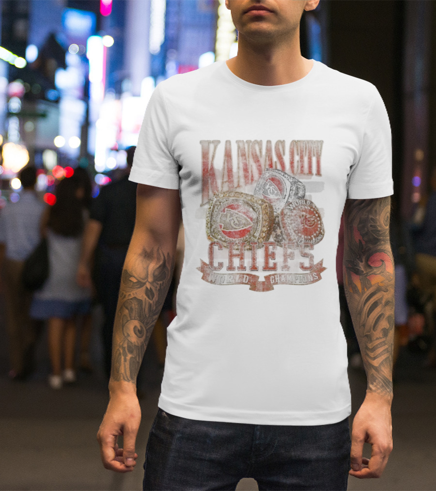 Brittany Mahomes NFL Kansas City Chiefs Super Bowl Rings T-Shirt