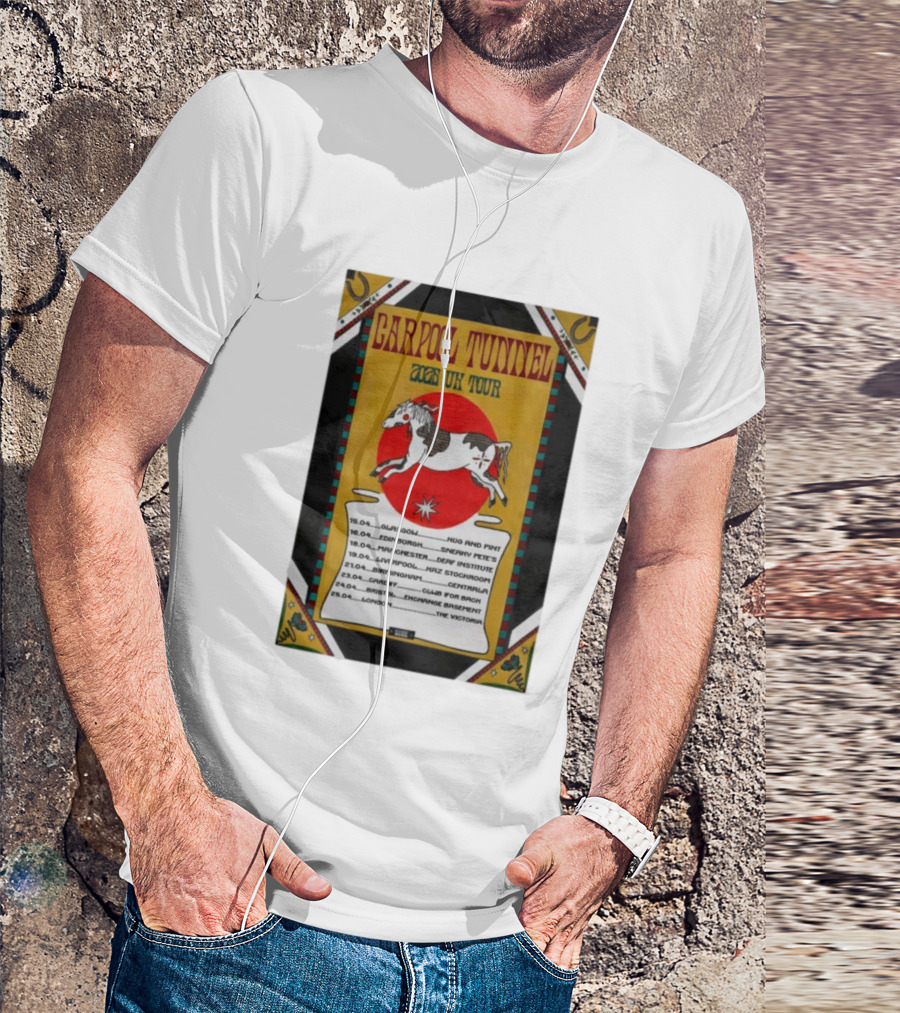 Carpool Tunnel 2025 UK Tour Glasgow London Venue Dates T-Shirt