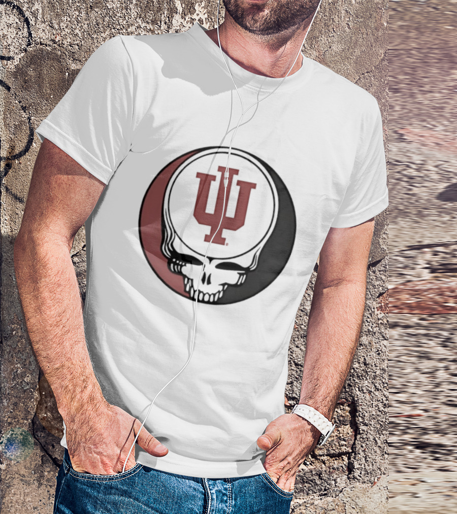 Indiana University Grateful Dead Steal Your Face Mashup T-Shirt