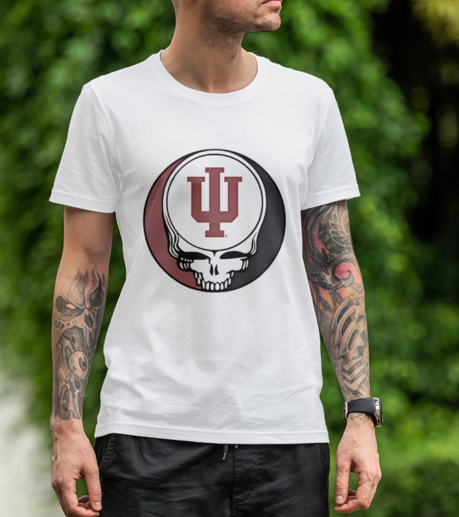 Indiana University Grateful Dead Steal Your Face Mashup T-Shirt